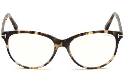 Okulary korekcyjne Tom Ford FT5544-B 055 Kocie oczy Havana