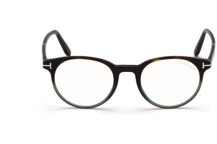 Okulary korekcyjne Tom Ford FT5695-B 056 Okrągłe Havana