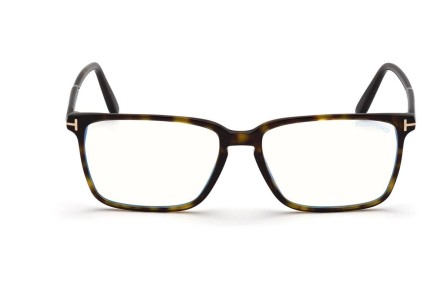 Okulary korekcyjne Tom Ford FT5696-B 052 Prostokątne Havana