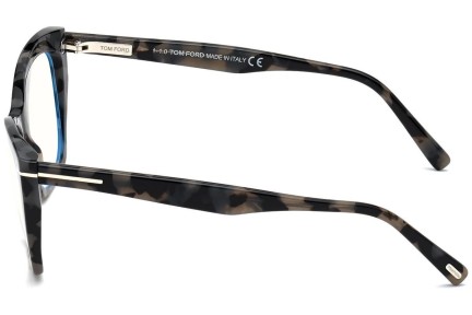 Okulary korekcyjne Tom Ford FT5709-B 056 Kocie oczy Havana
