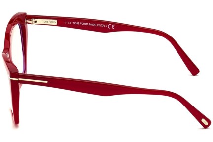 Okulary korekcyjne Tom Ford FT5709-B 072 Kocie oczy Czerwone