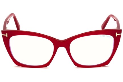 Okulary korekcyjne Tom Ford FT5709-B 072 Kocie oczy Czerwone