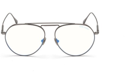 Okulary korekcyjne Tom Ford FT5730-B 008 Pilotki (Aviator) Szare