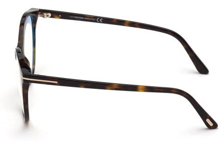 Okulary korekcyjne Tom Ford FT5742-B 052 Okrągłe Havana