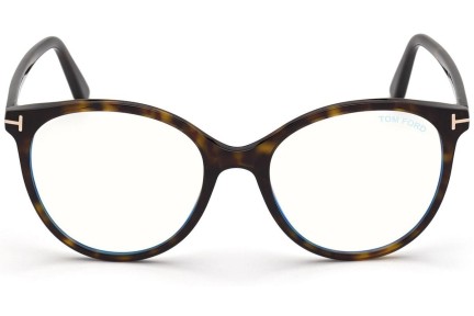 Okulary korekcyjne Tom Ford FT5742-B 052 Okrągłe Havana