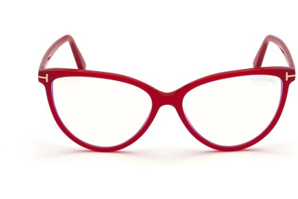 Okulary korekcyjne Tom Ford FT5743-B 072 Okrągłe Czerwone