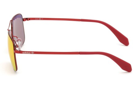 Okulary przeciwsłoneczne Adidas Originals OR0003 66U Pilotki (Aviator) Czerwone