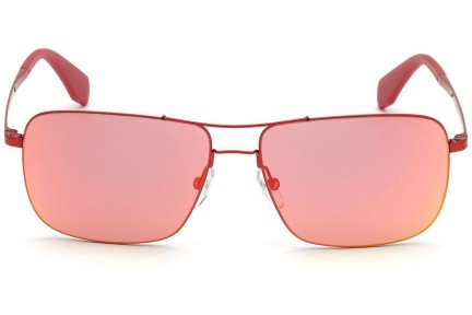 Okulary przeciwsłoneczne Adidas Originals OR0003 66U Pilotki (Aviator) Czerwone