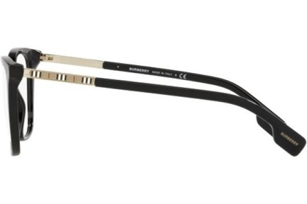 Okulary korekcyjne Burberry Leah BE2338 3001 Kwadratowe Czarne