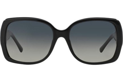 Okulary przeciwsłoneczne Burberry BE4160 3433T3 Polarized Oversize Czarne
