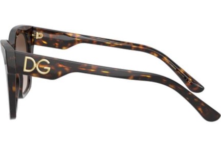 Okulary przeciwsłoneczne Dolce & Gabbana DG4384 502/13 Kwadratowe Havana