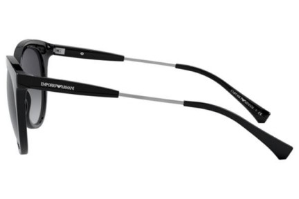 Okulary przeciwsłoneczne Emporio Armani EA4145 50018G Kocie oczy Czarne