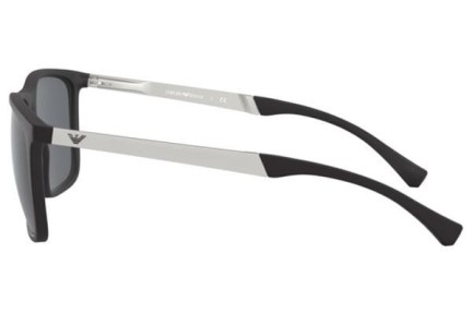 Okulary przeciwsłoneczne Emporio Armani EA4150 506387 Kwadratowe Czarne