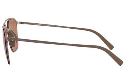 Okulary przeciwsłoneczne Giorgio Armani AR6110 300673 Kwadratowe Brązowe