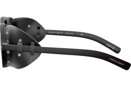 Okulary przeciwsłoneczne Giorgio Armani AR8143Q 50426G Okrągłe Czarne