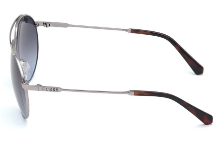 Okulary przeciwsłoneczne Guess GU00009 08B Pilotki (Aviator) Srebrne
