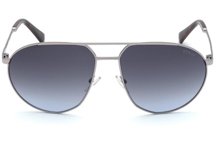 Okulary przeciwsłoneczne Guess GU00009 08B Pilotki (Aviator) Srebrne
