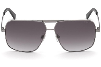 Okulary przeciwsłoneczne Guess GU00026 08B Pilotki (Aviator) Srebrne