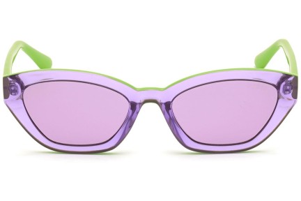 Okulary przeciwsłoneczne Guess GU7732 81Y Kocie oczy Fioletowe