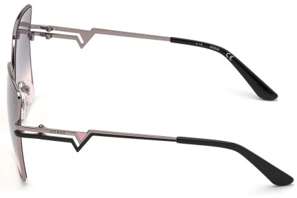 Okulary przeciwsłoneczne Guess GU7733 10B Kwadratowe Srebrne