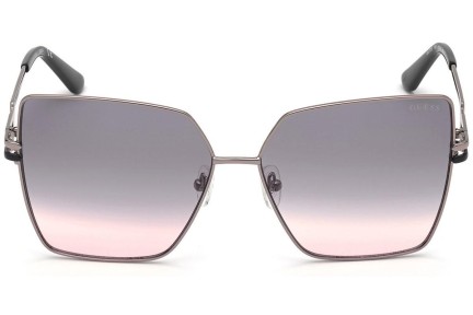 Okulary przeciwsłoneczne Guess GU7733 10B Kwadratowe Srebrne