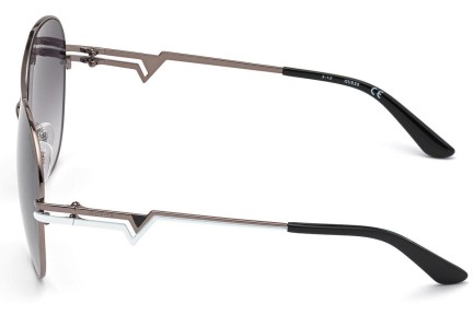 Okulary przeciwsłoneczne Guess GU7735 08B Pilotki (Aviator) Srebrne