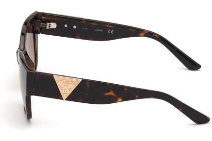 Okulary przeciwsłoneczne Guess GU7742 52F Kwadratowe Havana