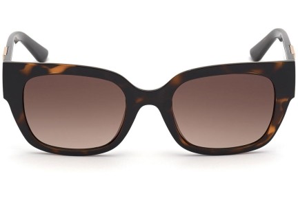 Okulary przeciwsłoneczne Guess GU7742 52F Kwadratowe Havana