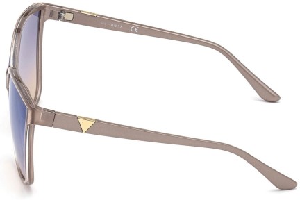 Okulary przeciwsłoneczne Guess GU7748 57X Kwadratowe Beżowe