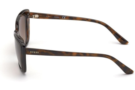 Okulary przeciwsłoneczne Guess GU7774 52F Kocie oczy Havana