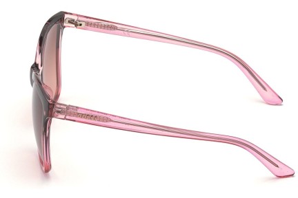 Okulary przeciwsłoneczne Guess GU7779 72U Kwadratowe Havana
