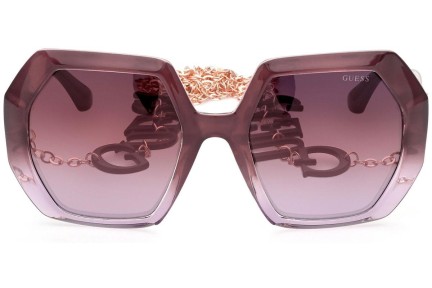 Okulary przeciwsłoneczne Guess GU7786 83Z Oversize Fioletowe