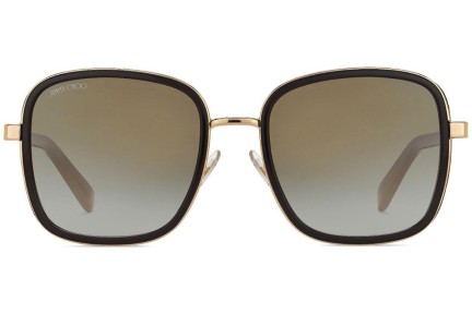 Okulary przeciwsłoneczne Jimmy Choo ELVA/S 2M2/FQ Oversize Czarne