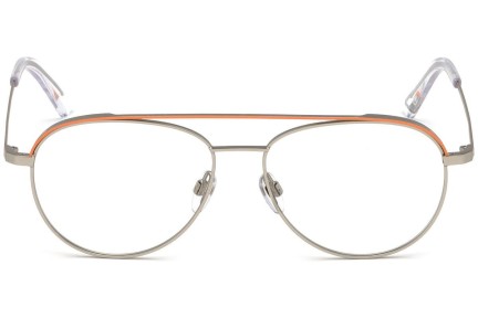 Okulary korekcyjne Diesel DL5305 017 Pilotki (Aviator) Srebrne