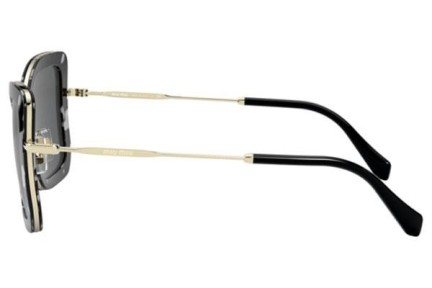 Okulary przeciwsłoneczne Miu Miu MU55VS PC75S0 Kocie oczy Czarne