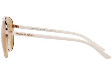 Okulary przeciwsłoneczne Michael Kors Hvar MK5007 1080R1 Pilotki (Aviator) Złote
