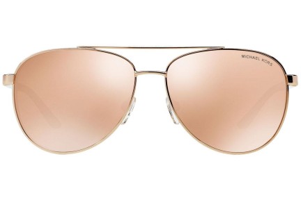 Okulary przeciwsłoneczne Michael Kors Hvar MK5007 1080R1 Pilotki (Aviator) Złote