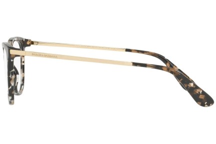 Okulary korekcyjne Dolce & Gabbana DG3258 911 Kocie oczy Brązowe