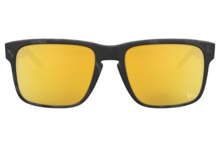 Okulary przeciwsłoneczne Oakley Holbrook Moto GP Collection OO9102 9102O3 Polarized Kwadratowe Czarne
