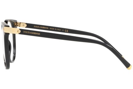 Okulary korekcyjne Dolce & Gabbana DG5032 501 Kwadratowe Czarne