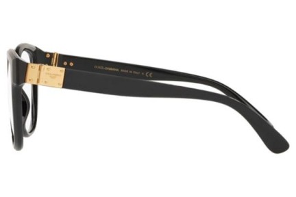 Okulary korekcyjne Dolce & Gabbana DG5040 501 Kocie oczy Czarne