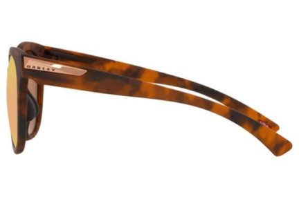 Okulary przeciwsłoneczne Oakley Low Key OO9433-09 Polarized Kwadratowe Havana