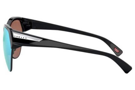 Okulary przeciwsłoneczne Oakley Trailing Point OO9447 944706 PRIZM Deep Water Polarized Okrągłe Czarne