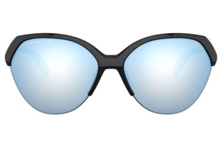 Okulary przeciwsłoneczne Oakley Trailing Point OO9447 944706 PRIZM Deep Water Polarized Okrągłe Czarne