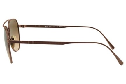Okulary przeciwsłoneczne Persol PO5003ST 800351 Okrągłe Brązowe