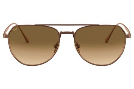 Okulary przeciwsłoneczne Persol PO5003ST 800351 Okrągłe Brązowe