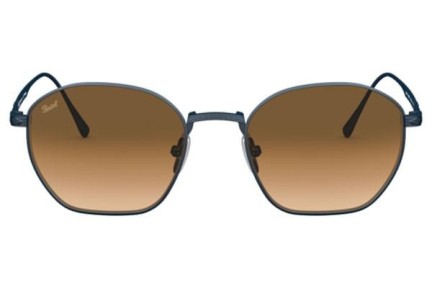 Okulary przeciwsłoneczne Persol PO5004ST 800251 Okrągłe Niebieskie