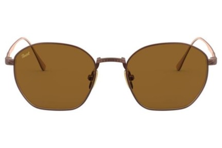 Okulary przeciwsłoneczne Persol PO5004ST 800333 Okrągłe Brązowe