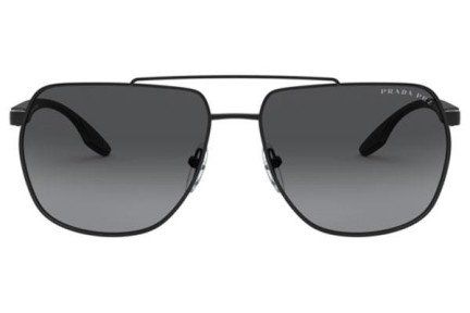 Okulary przeciwsłoneczne Prada Linea Rossa PS55VS 1BO5W1 Polarized Pilotki (Aviator) Czarne