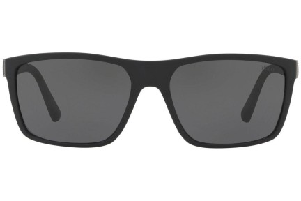 Okulary przeciwsłoneczne Polo Ralph Lauren PH4133 528487 Kwadratowe Czarne